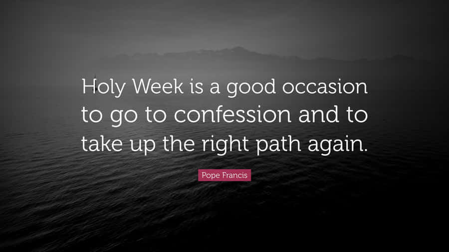 “celebrating Special Journey Of The Holy Week” Wallpaper
