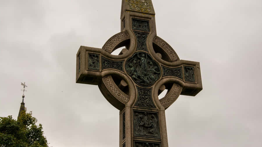Celtic Cross Monument Wallpaper