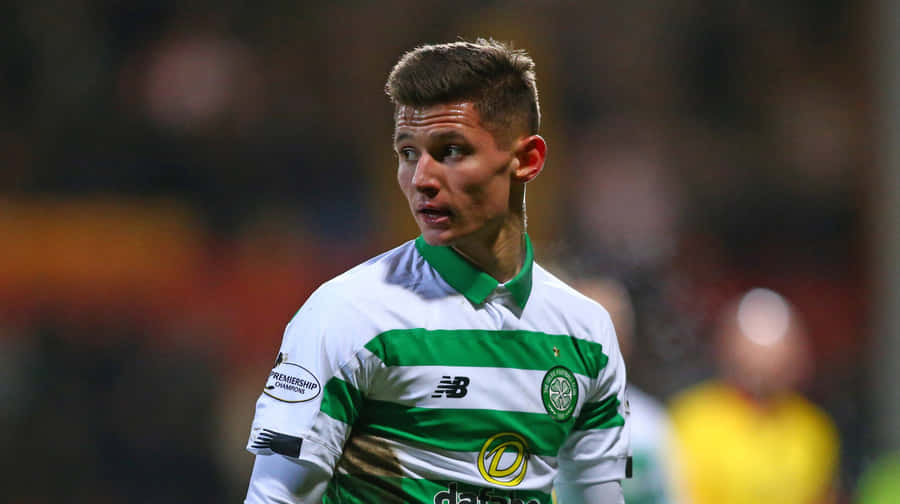 Celtic Forward Patryk Klimala Wallpaper