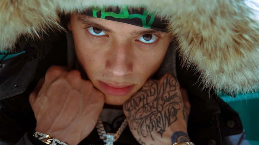 Central Cee Winter Style Wallpaper