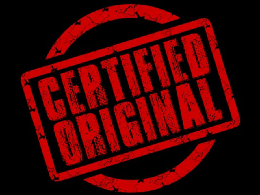 Certified Original Mark Wallpaper