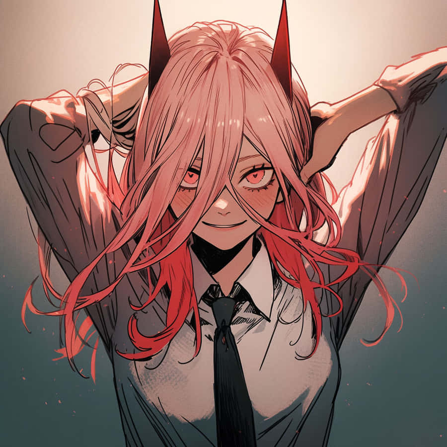 Chainsaw Man Power Character Art Wallpaper