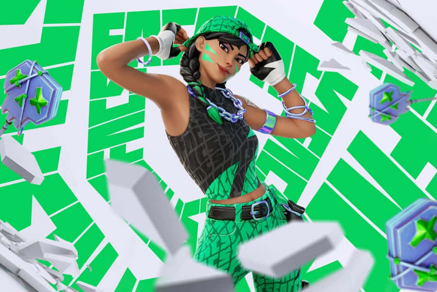 Championship Aura Gamer Pose Wallpaper