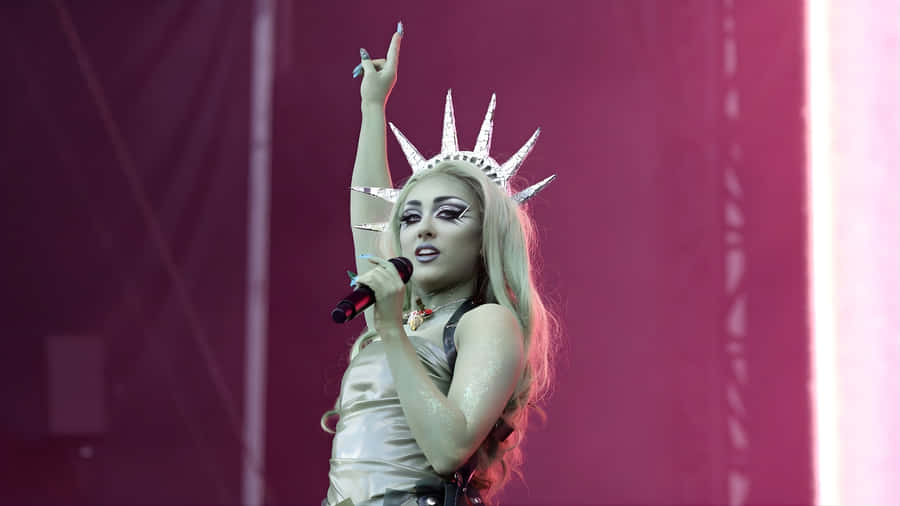 Chappell Roan Live Performance Wallpaper