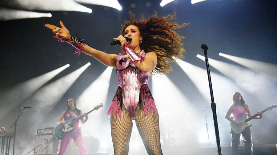 Chappell Roan Live Performance Wallpaper