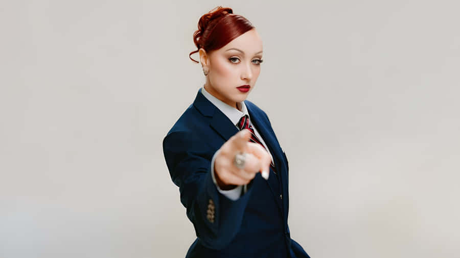 Chappell Roan Stylish Confident Pose Wallpaper