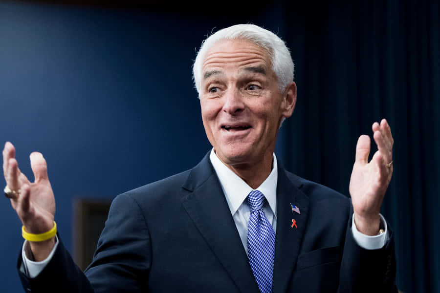 Charlie Crist Hands Up Wallpaper