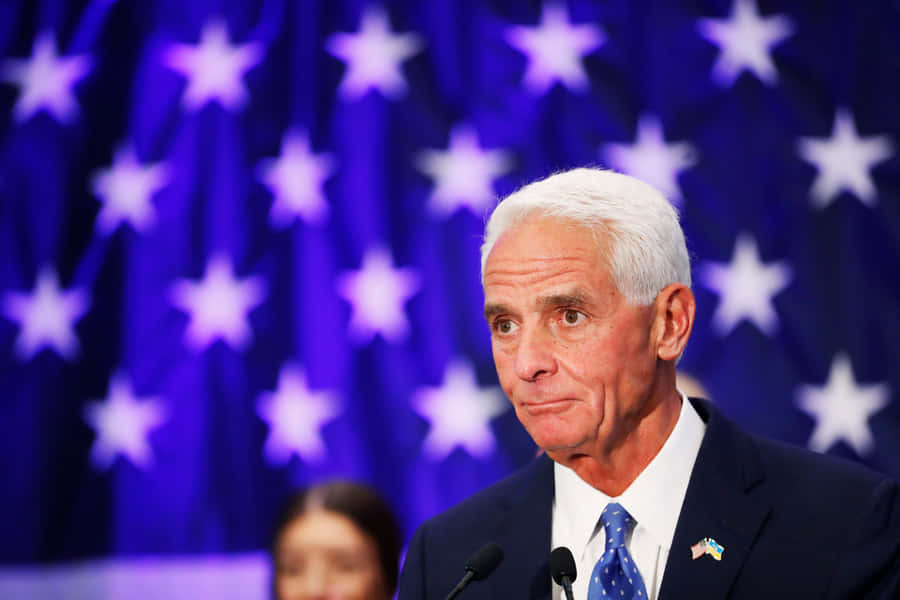 Charlie Crist Solemn Expression Wallpaper