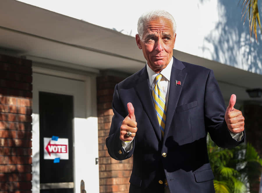 Charlie Crist Thumbs-up Wallpaper