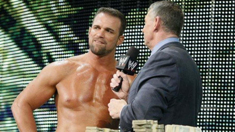 Charlie Haas With General Manager Vince Mcmahon Wallpaper