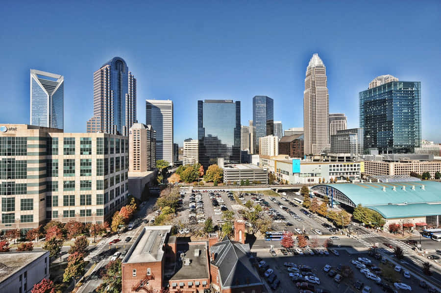 Charlotte Skyline Daytime View Wallpaper