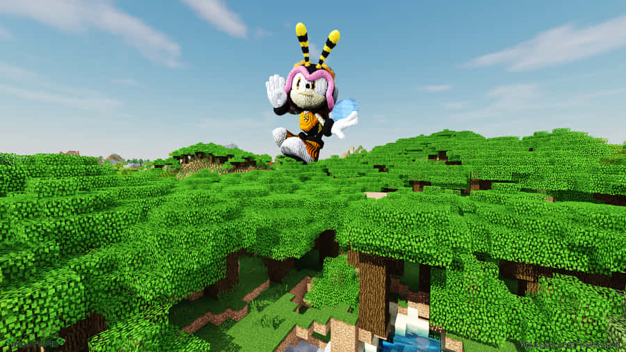 Charming Charmy Bee In Action Wallpaper