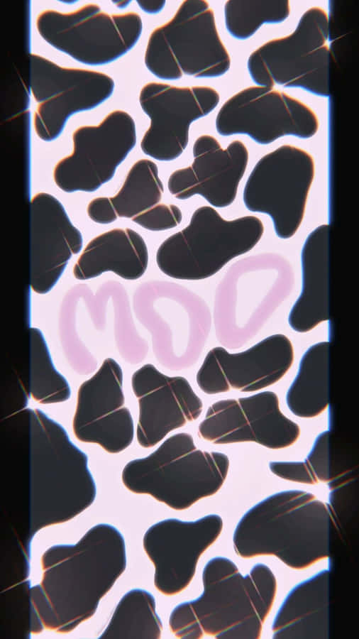 Charming Cow Iphone Screen Display Wallpaper