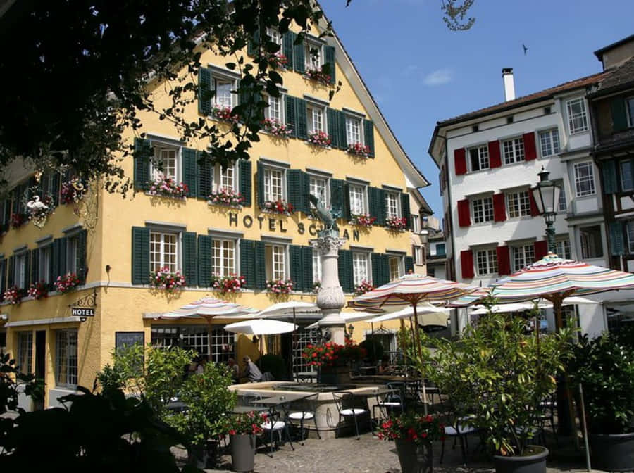 Charming Hotel Schwan Horgen Switzerland Wallpaper
