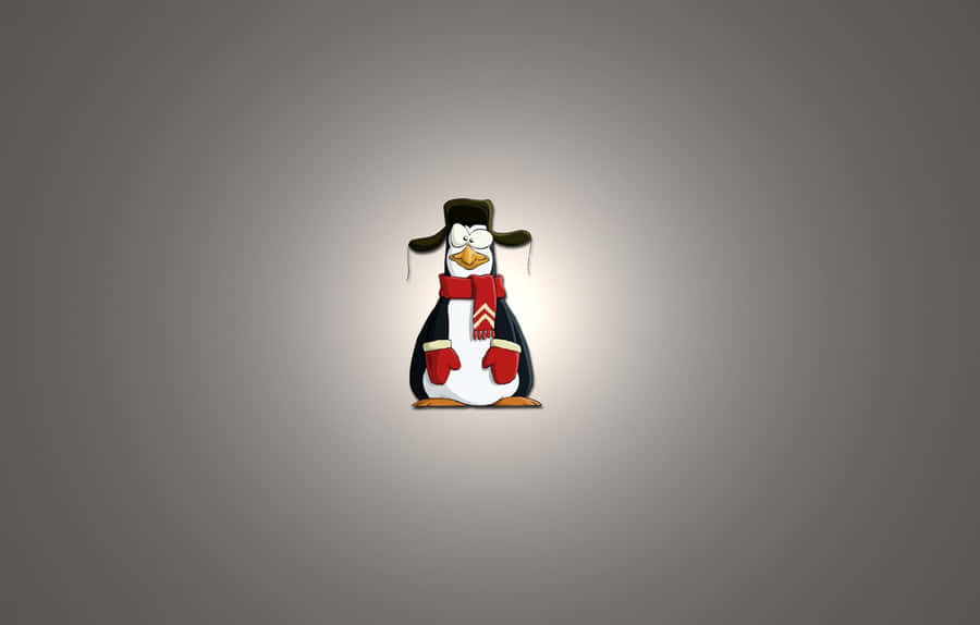 Charming Penguin Tux In Its Natural Habitat Wallpaper
