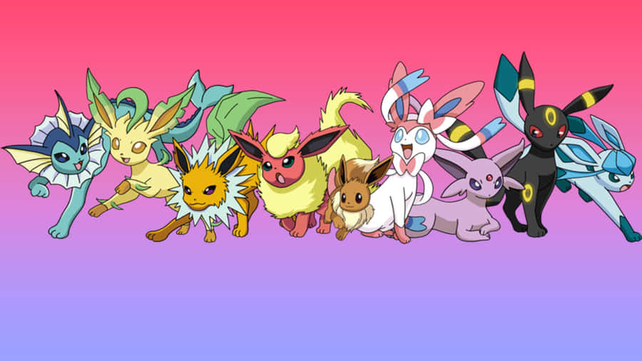 Check Out The Adorable Eevee Evolutions! Wallpaper
