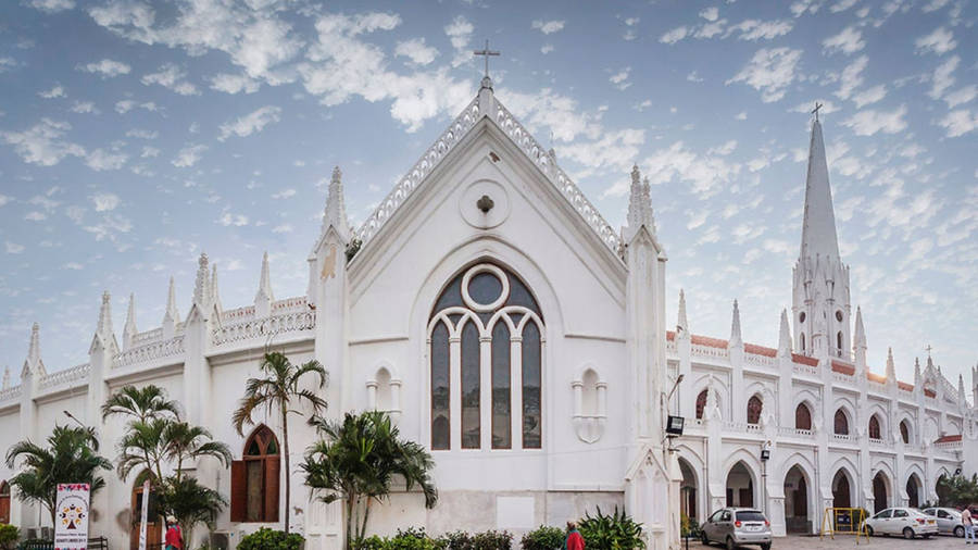Chennai Santhome Basilica Wallpaper