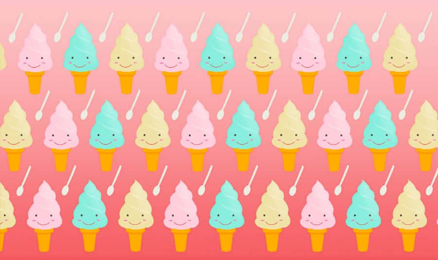 Cherishing A Delectable Ice Cream Scoop Wallpaper