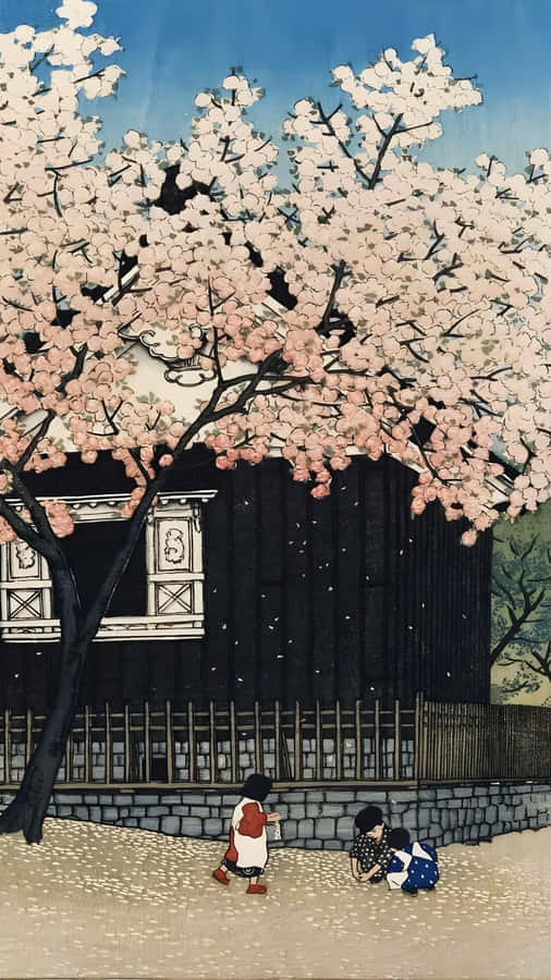 Cherry Blossoms In Spring Wallpaper