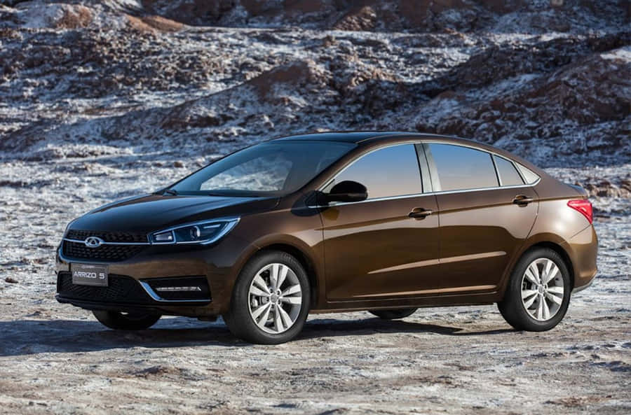 Chery Car With Striking Design And Outstanding Performance Wallpaper