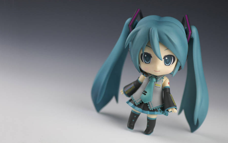 Chibi Miku Hatsune Figure Wallpaper