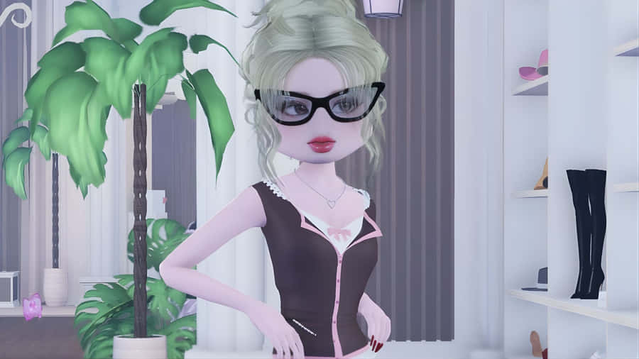 Chic Fashion Statement Wallpaper