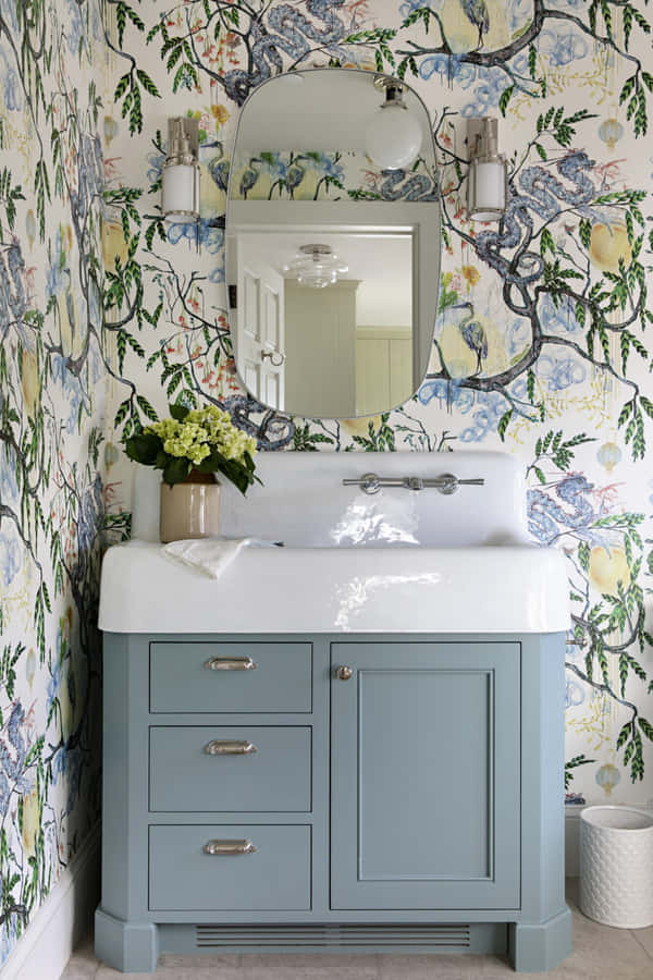 Chic Sink Wallpaper