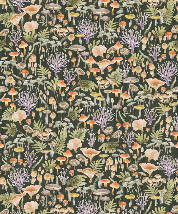 Chic Small Plant Background Wallpaper