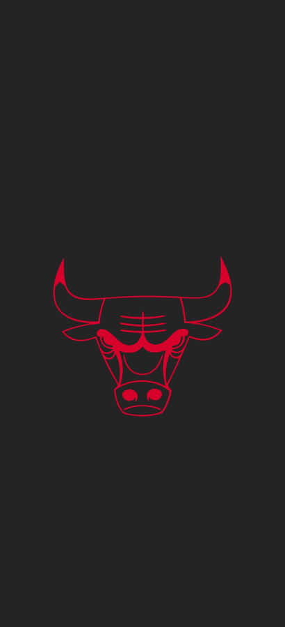Chicago Bulls Neon Red Phone Wallpaper