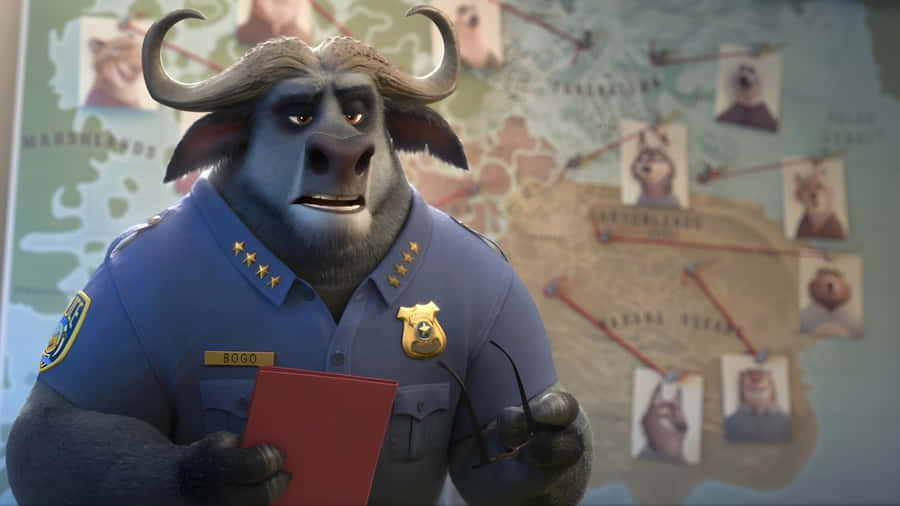 Chief Bogo Investigates Case Wallpaper