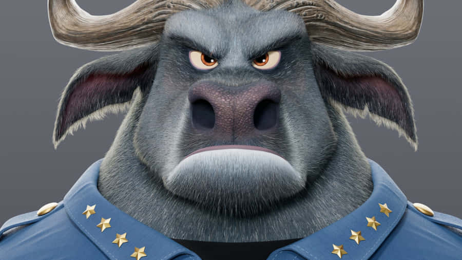 Chief Bogo Serious Expression Wallpaper