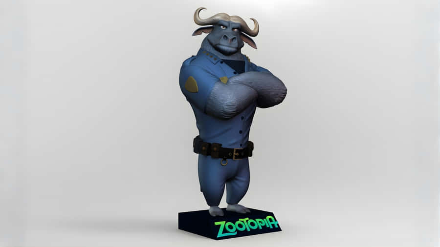 Chief Bogo Statue Wallpaper