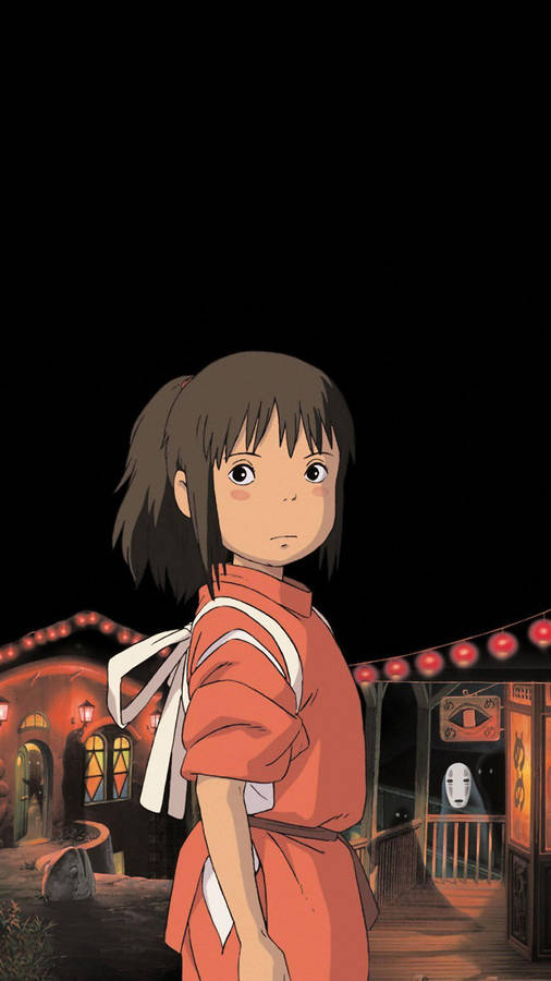 Chihiro, The Courageous Heroine Of Spirited Away Wallpaper