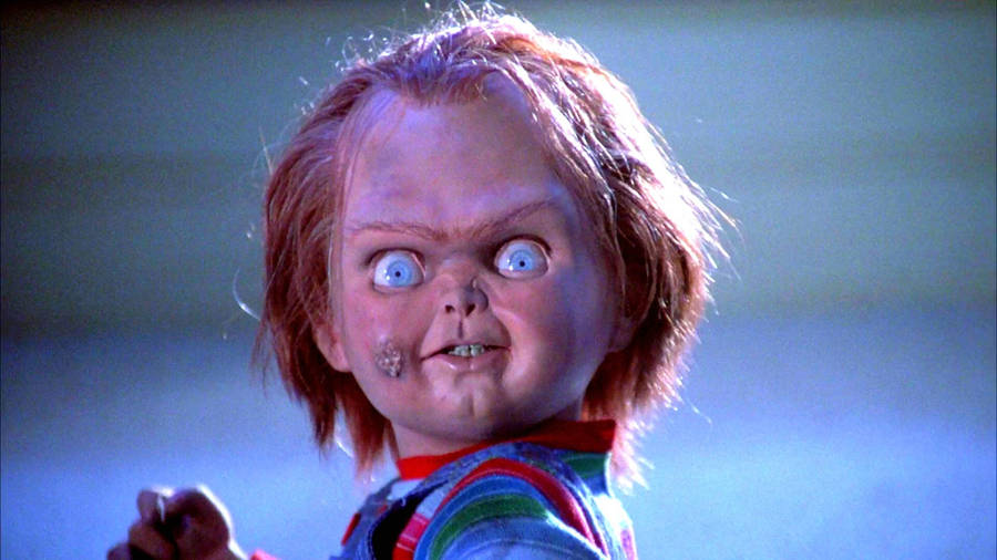 Child's Play Chucky Scary Face Wallpaper