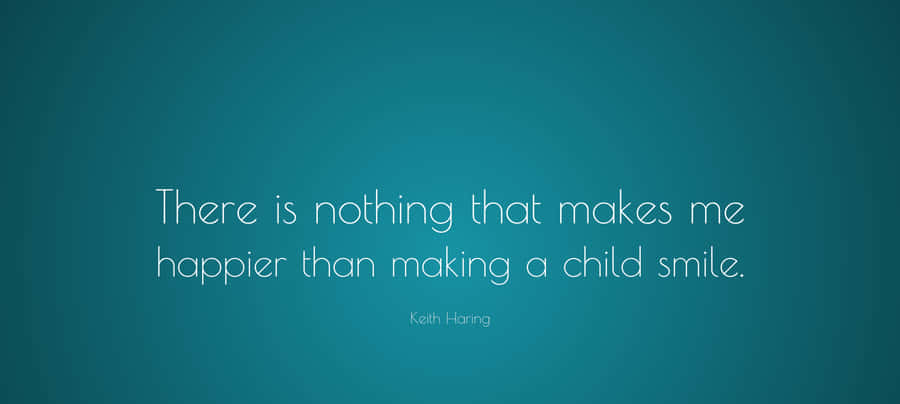 Child Smile Happiness Quote Wallpaper