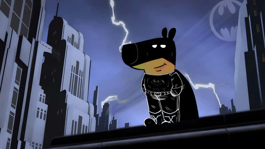 Chill Guy As Batman Wallpaper