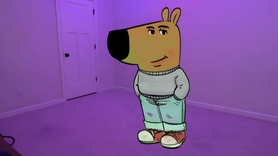 Chill Guy Cartoon Character Wallpaper