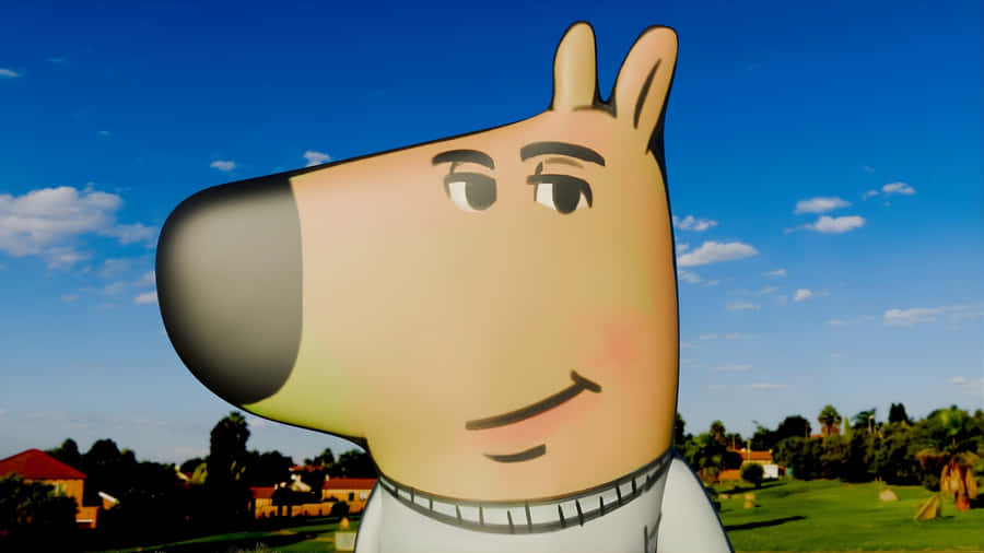 Chill Guy Cartoon Character Wallpaper