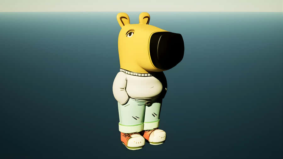 Chill Guy Character Design Wallpaper