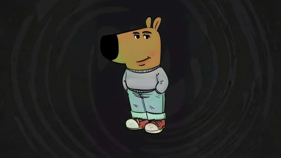 Chill Guy Relaxed Pose Wallpaper