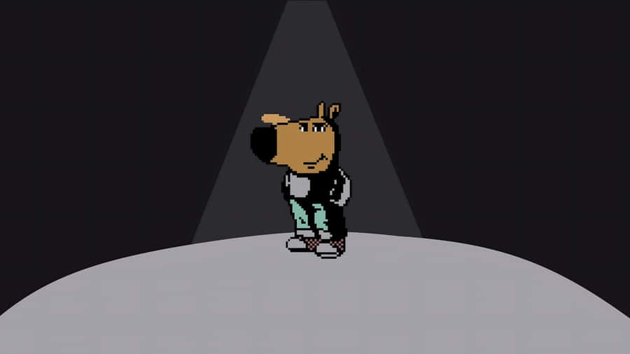 Chill Guy Spotlight Wallpaper