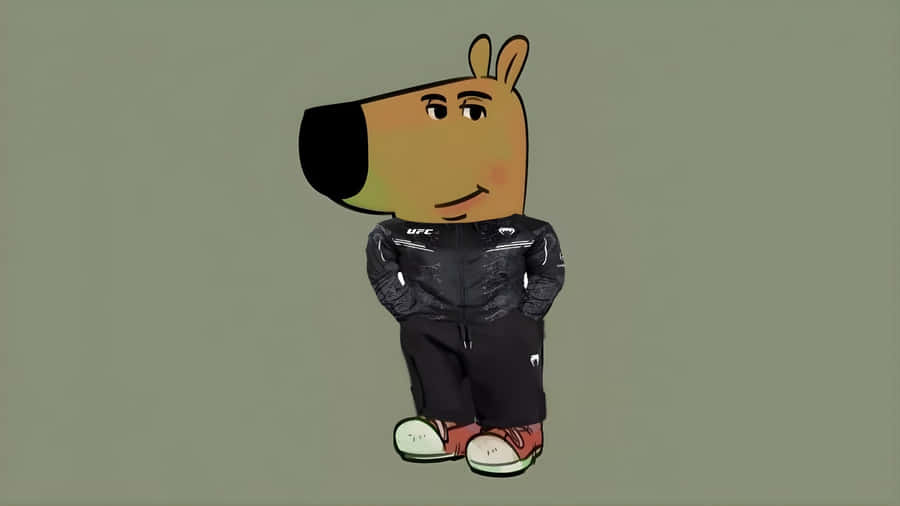 Chill Guy Standing Confident Wallpaper