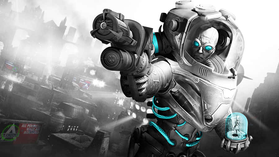 Chilling Mr. Freeze In Action Wallpaper