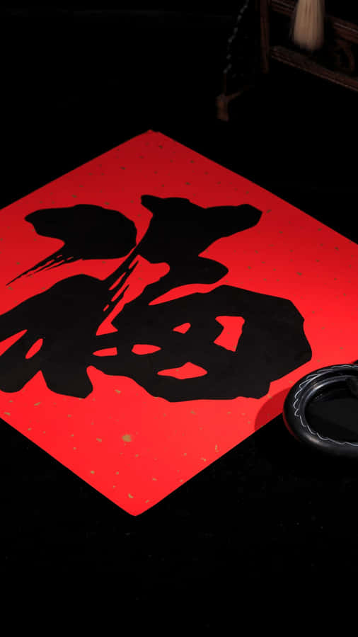 Chinese Fortune Character Wallpaper