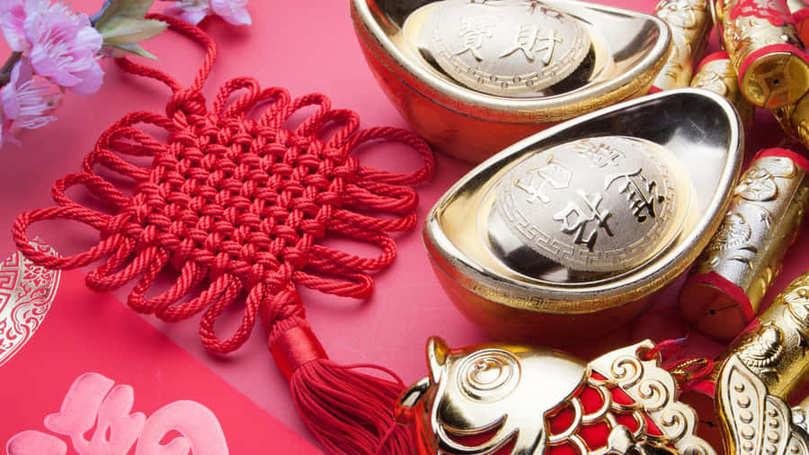 Chinese Knot Decoration Wallpaper