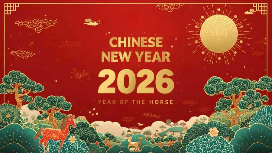 Chinese New Year 2026 Celebration Wallpaper