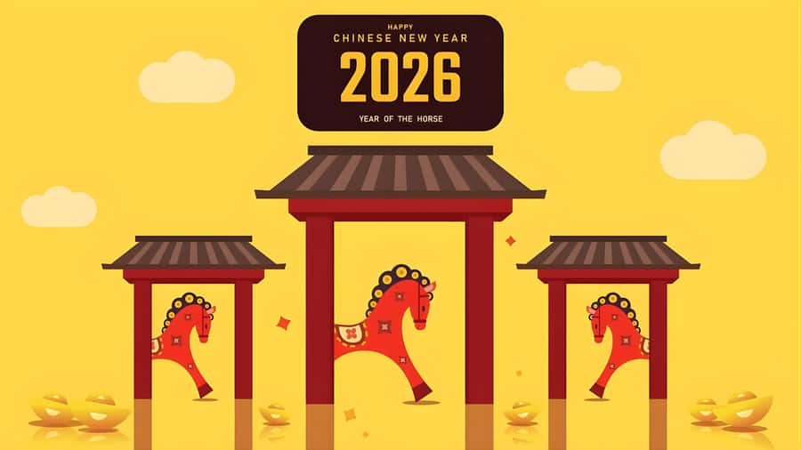 Chinese New Year 2026 Celebration Wallpaper