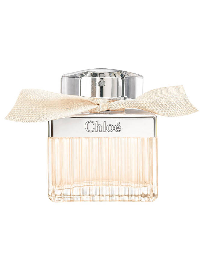 Chloé Eau De Parfum White Backdrop Wallpaper