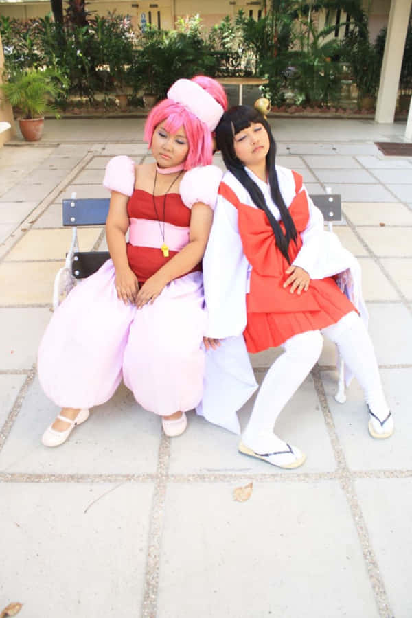 Chobits Cosplayers Sumomoand Chii Wallpaper