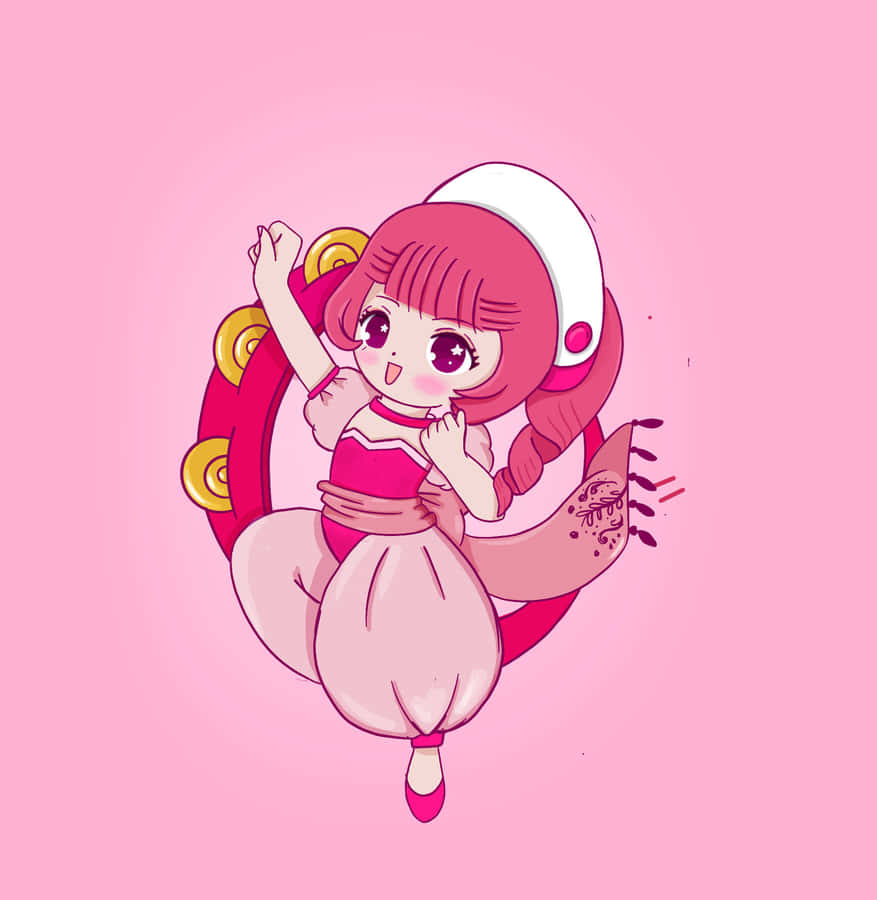 Chobits Sumomo Cheerful Pose Wallpaper